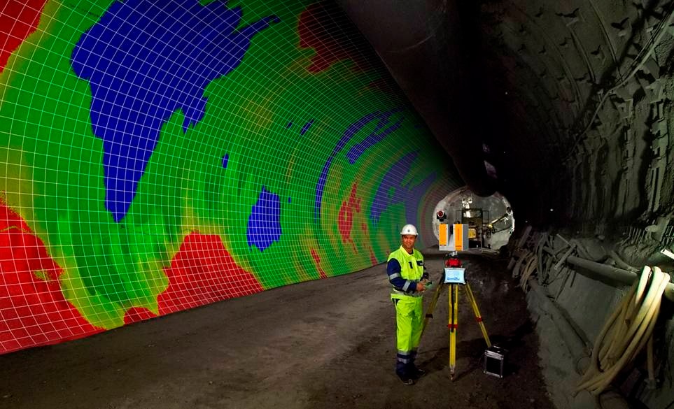 Система геодезического обеспечения подземного строительства (тоннелей)